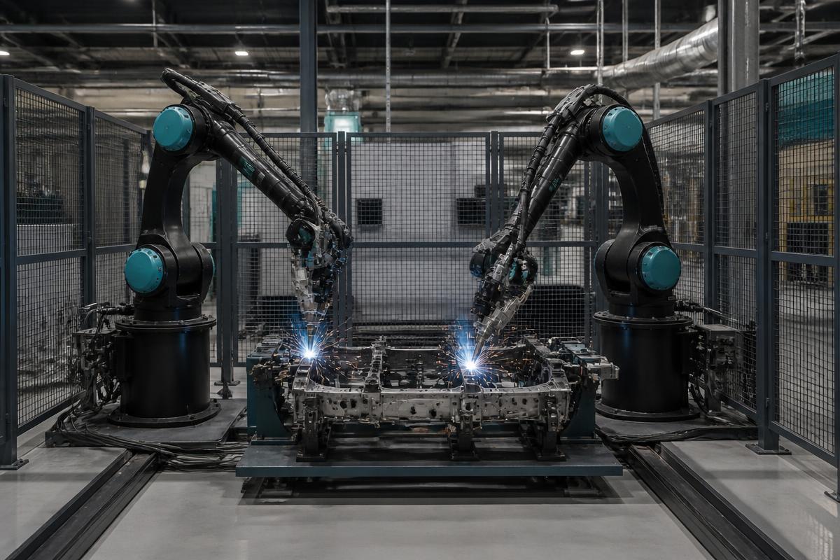 Robotizované svařovací pracoviště